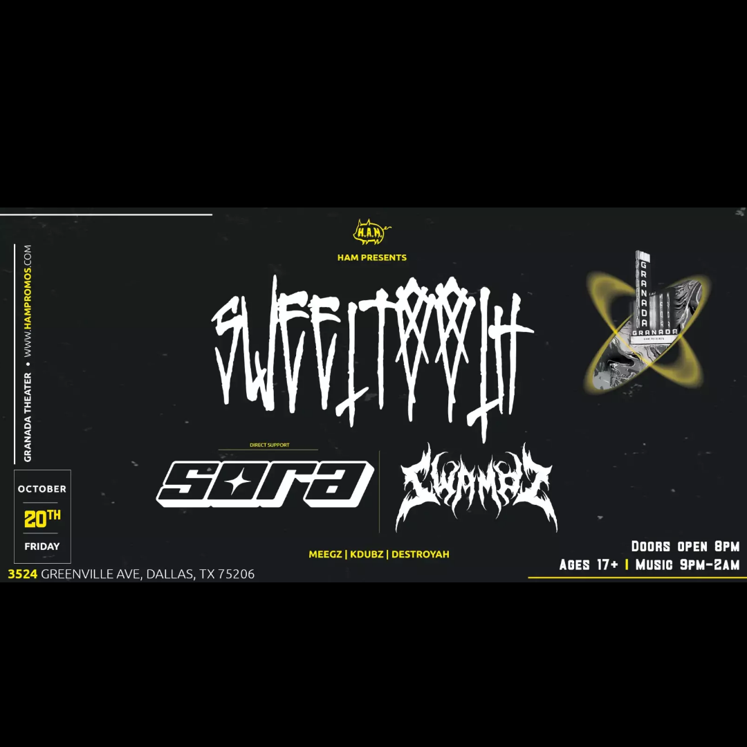 SweetTooth returns to Dallas Friday October 20th, 2023 @ Granada Theater