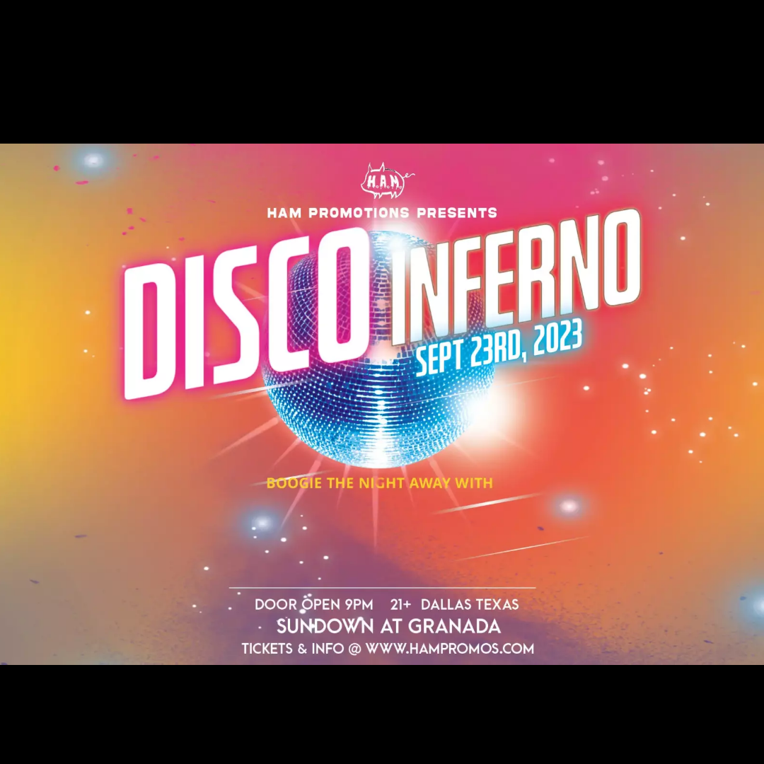 Disco Inferno September 23rd, 2023