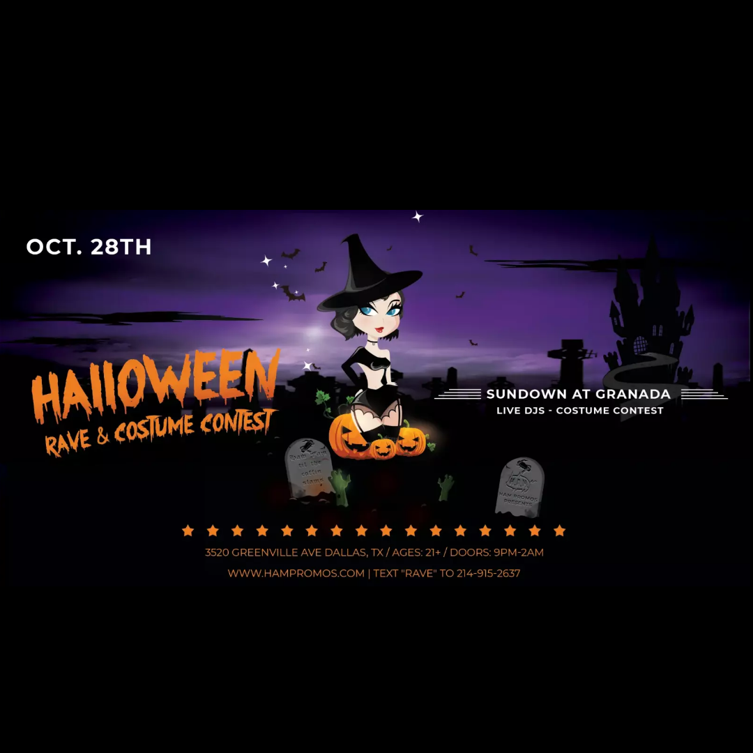 Halloween Rave + Costume Contest In Dallas 10.28.23