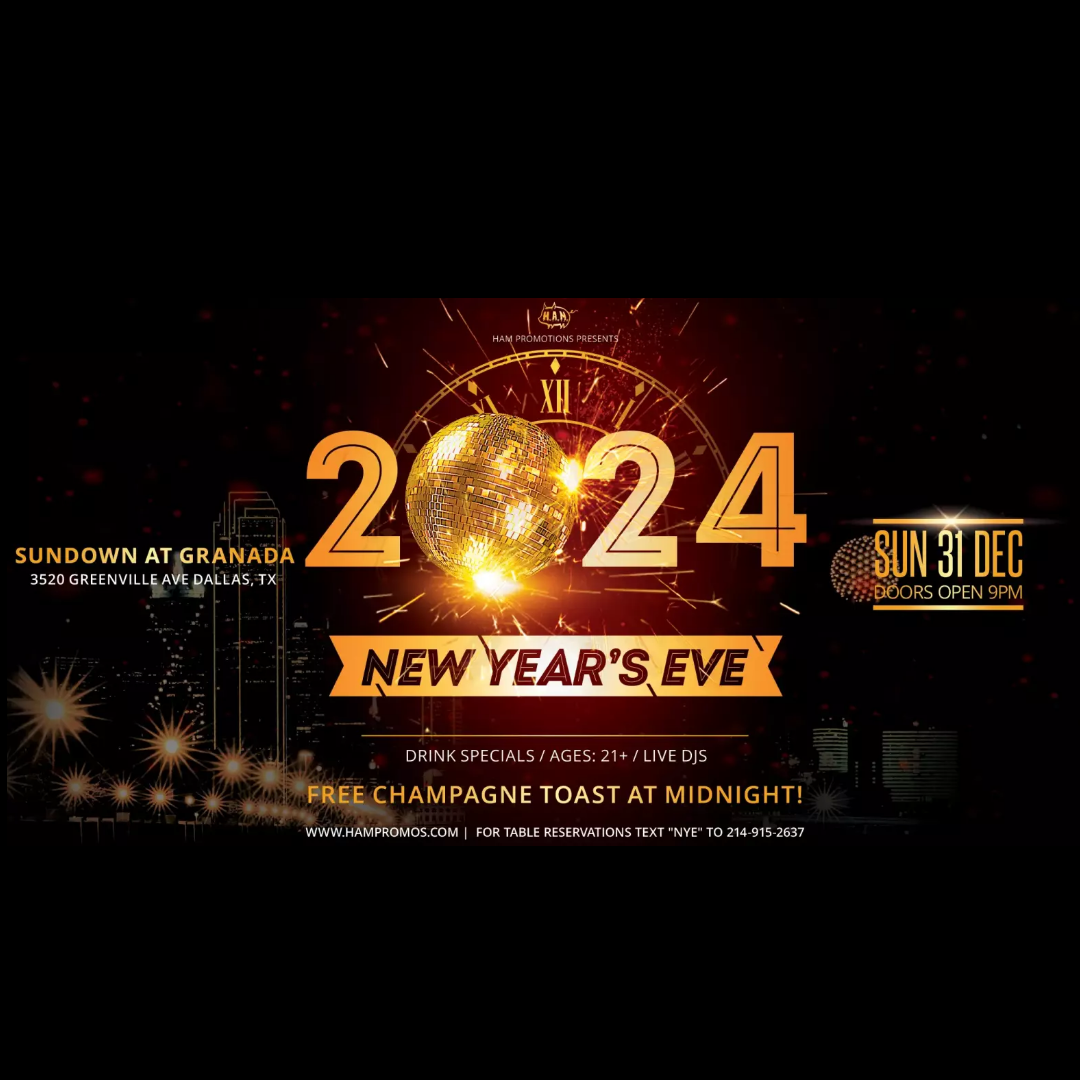 New Years Eve 2024 @ Granada's Sundown