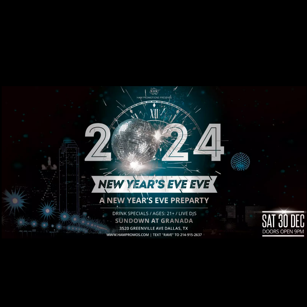 New Years Eve Eve 2024 @ Granada's Sundown