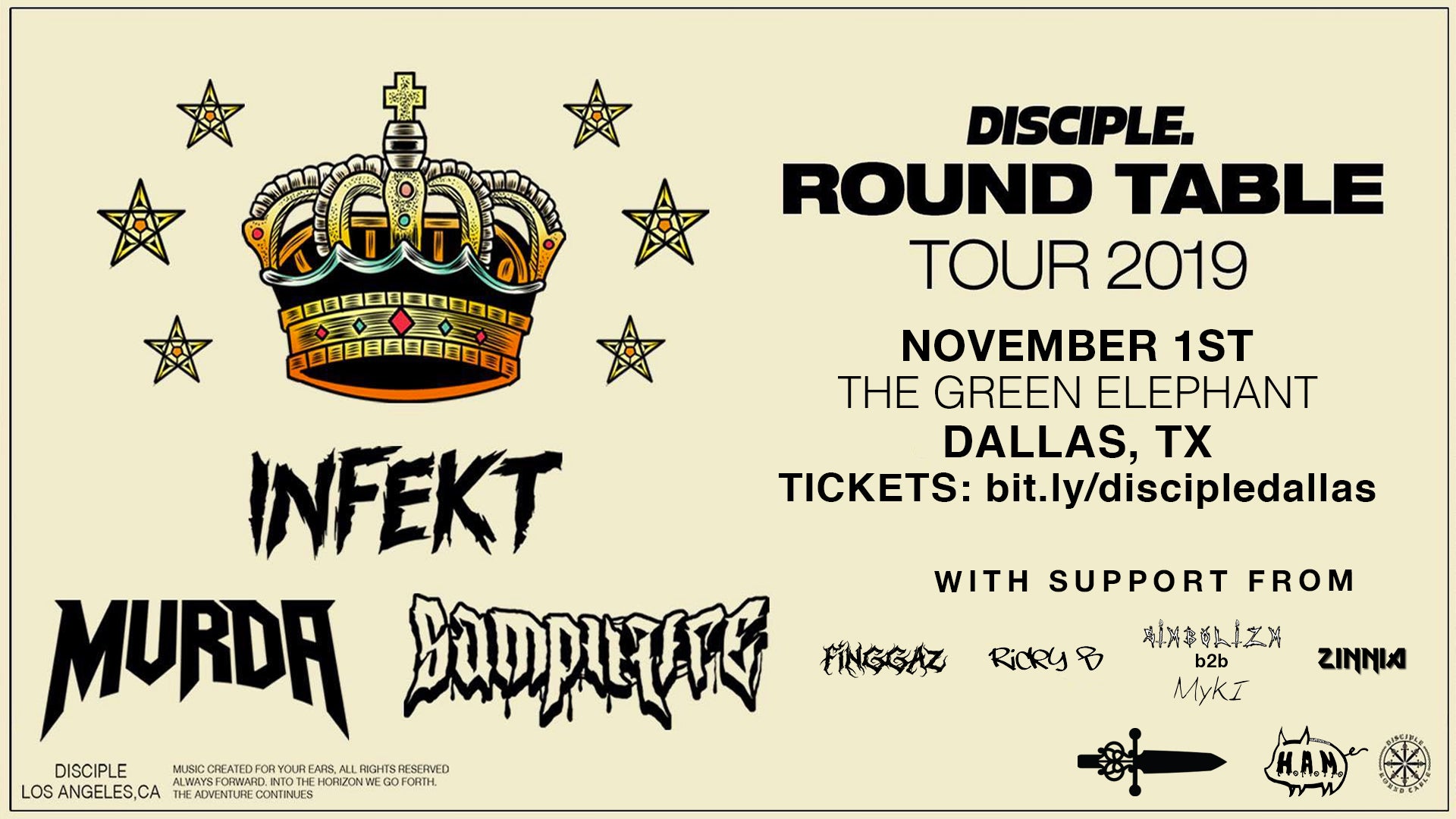 THE DISCIPLE ROUND TABLE TOUR HITS DALLAS THIS FRIDAY 11/1