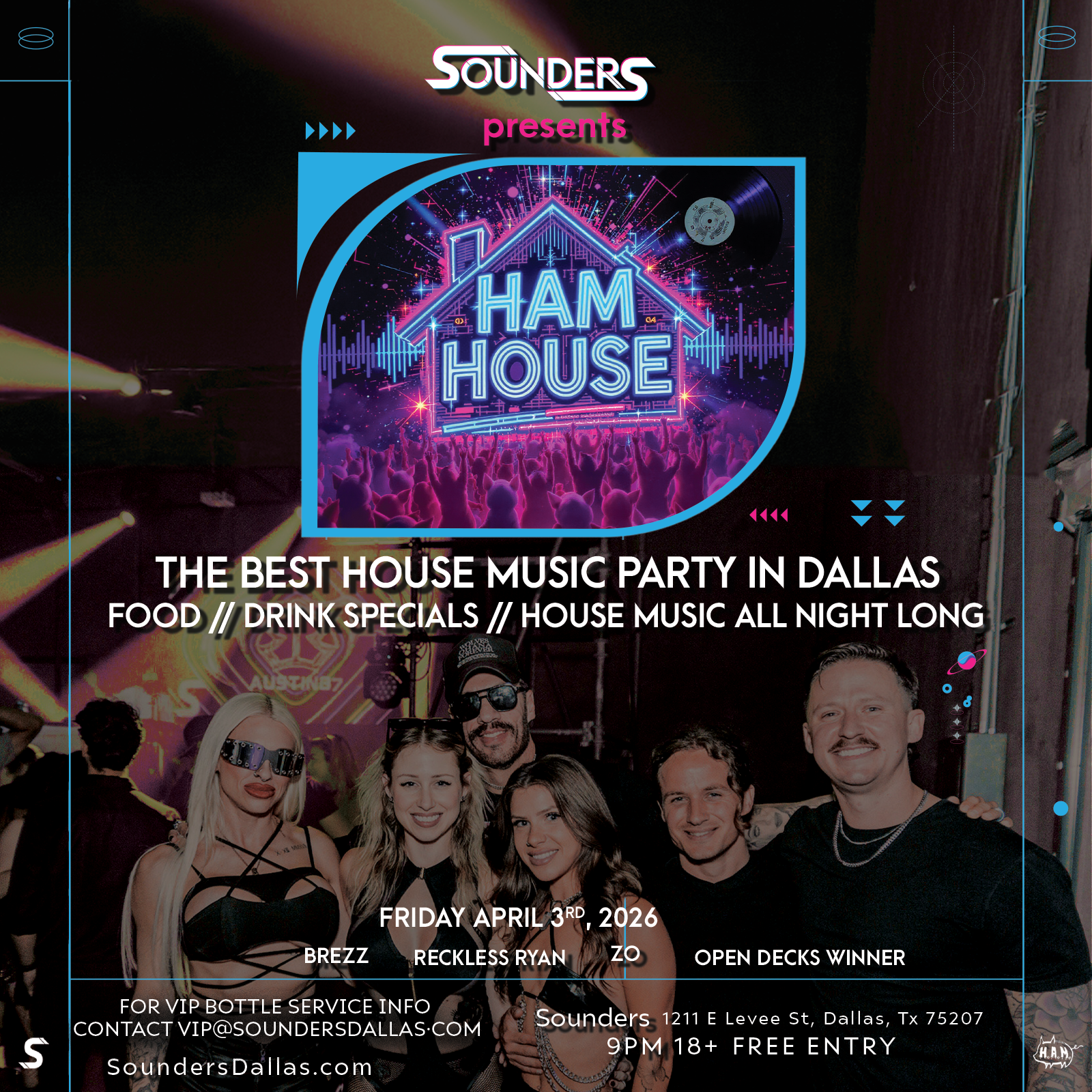 HAM House @ Sounders Dallas April 3rd, 2026