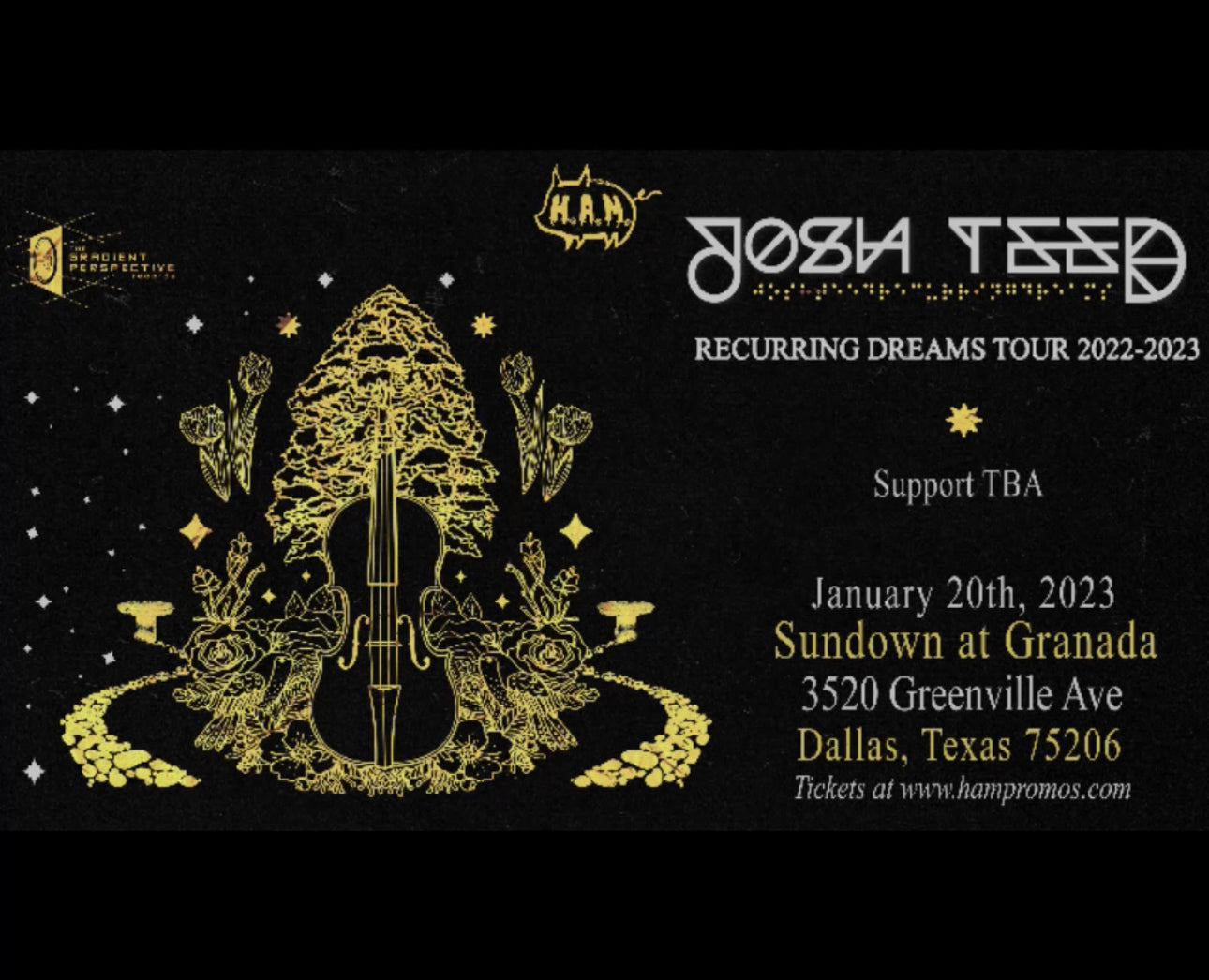 Josh Teed at Granada's Sundown January 20th, 2023