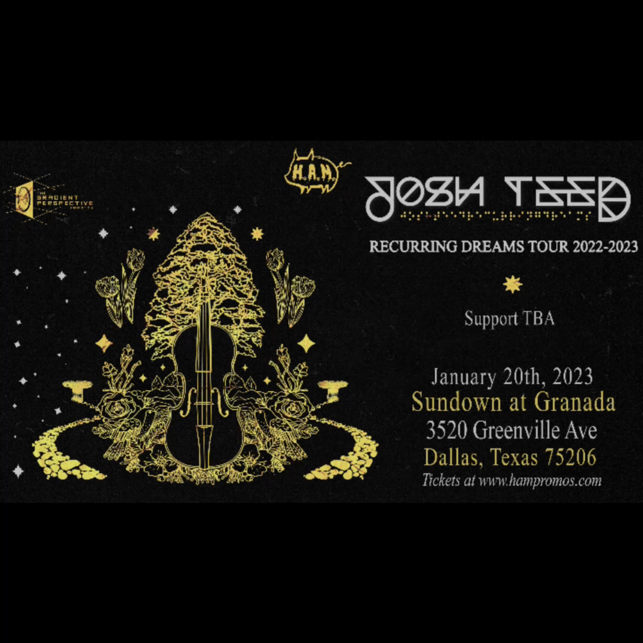 Josh Teed at Granada's Sundown January 20th, 2023