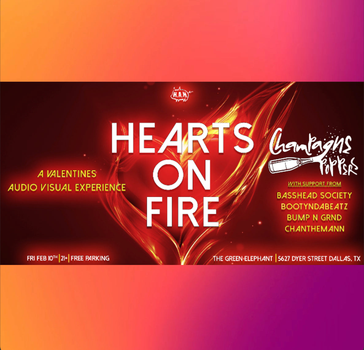 Hearts on Fire: Valentine's Themed Rave February 10th, 2023