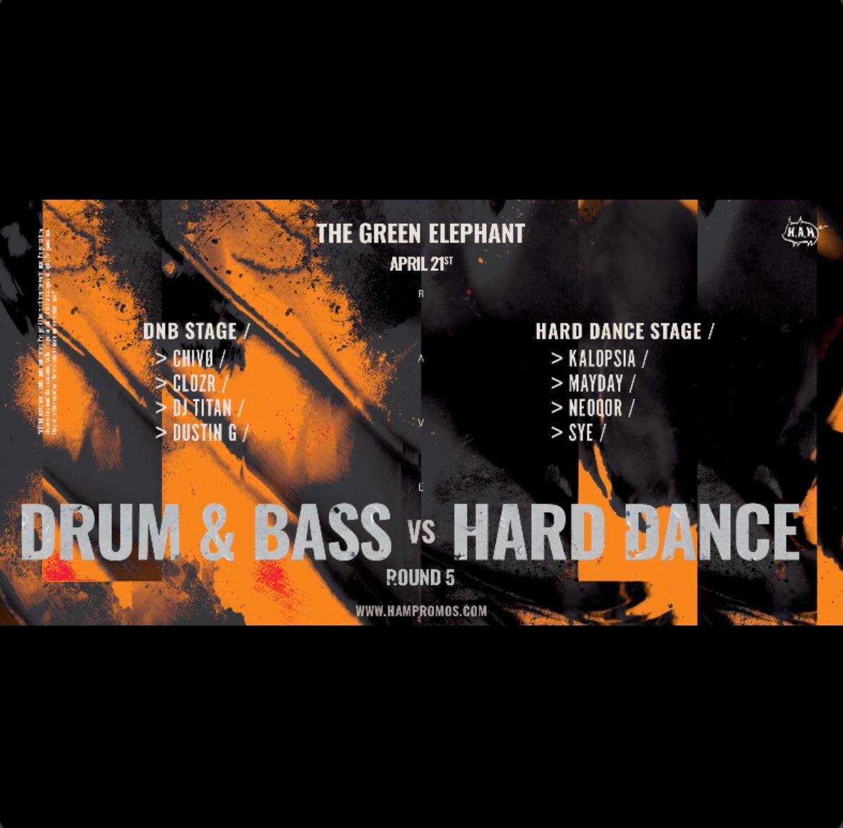 Drum and Bass VS Hard Dance April 21st, 2023