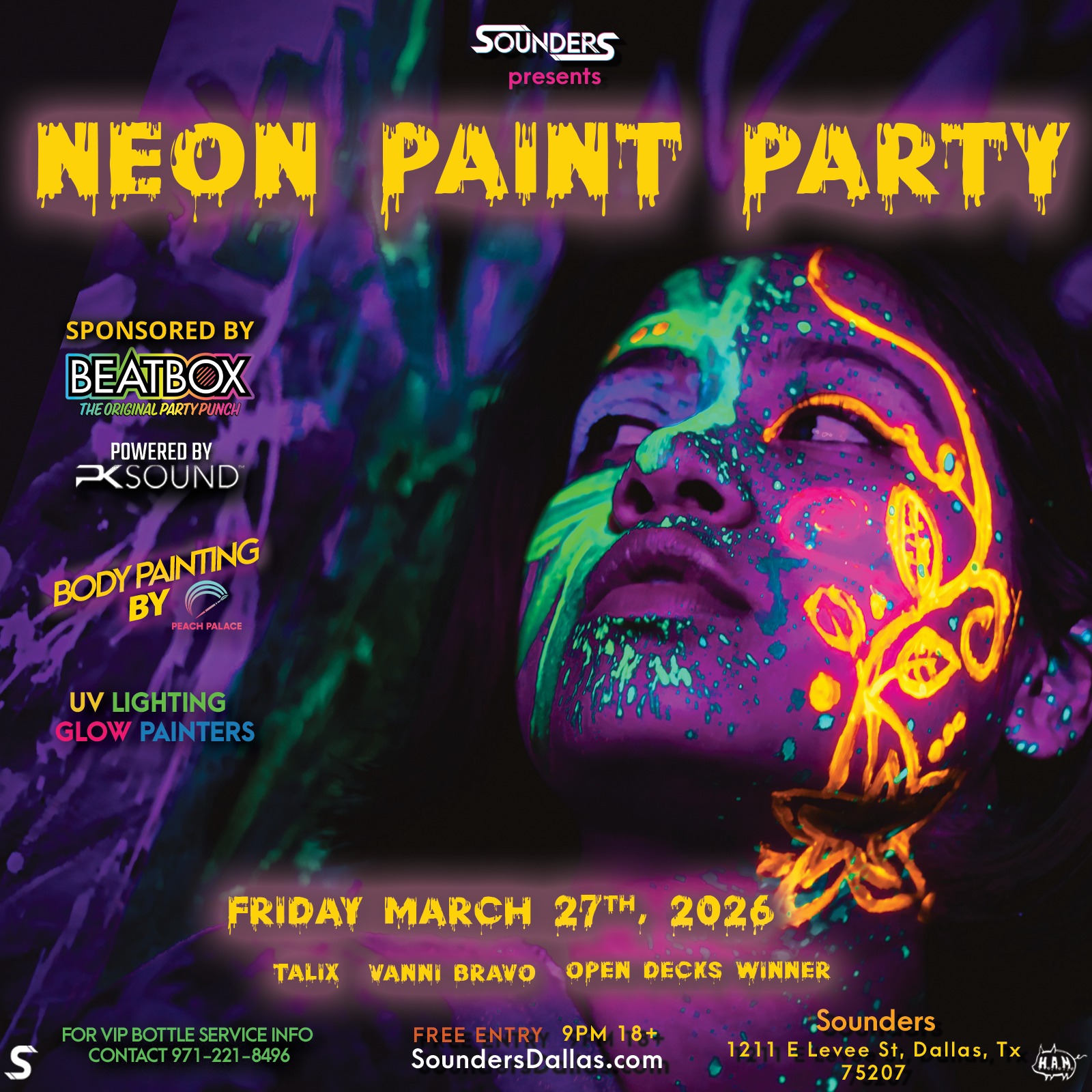 Neon Paint Party - 3/27 Dallas, TX