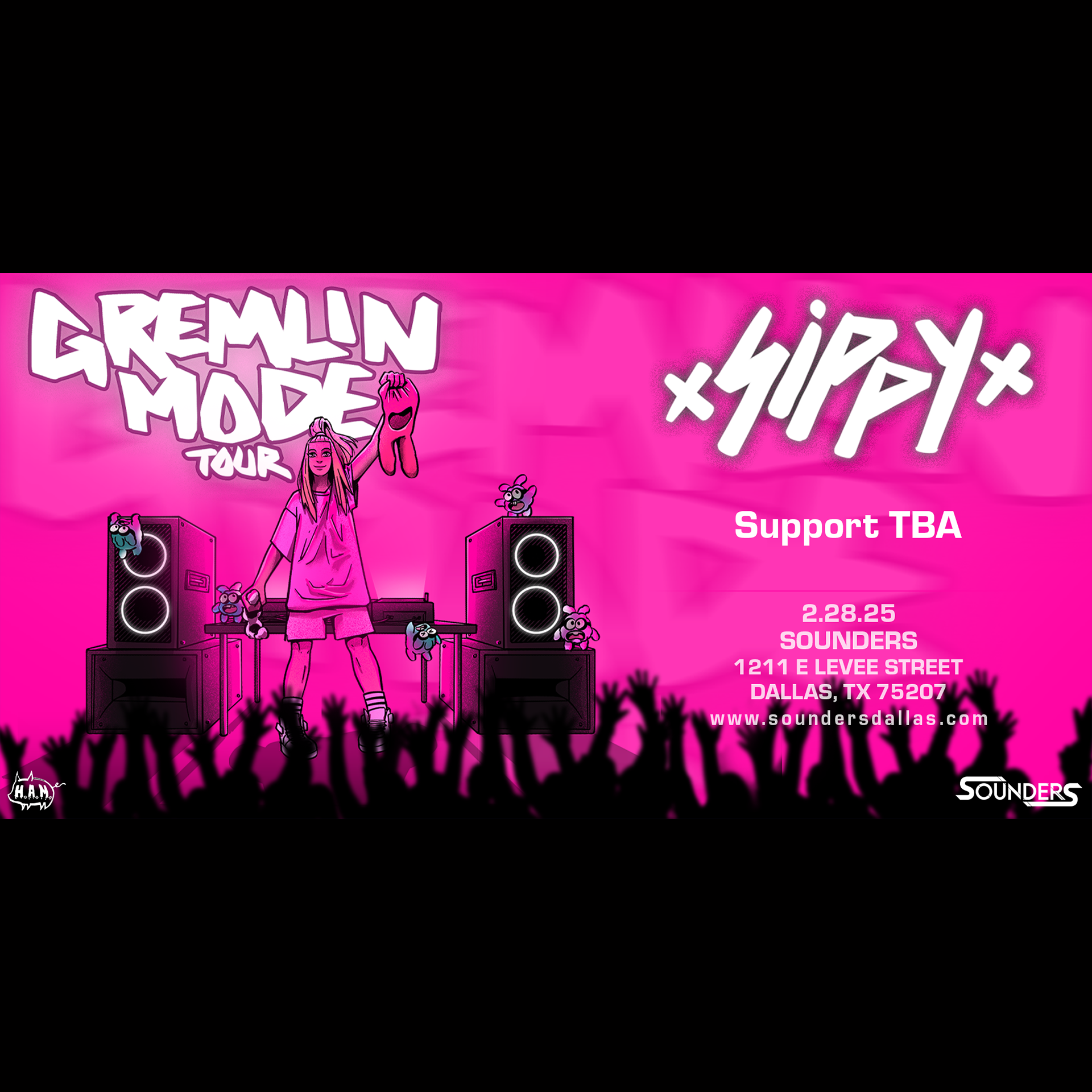 Sippy; the Gremlin Tour February 28th, 2025 @ Sounders Dallas