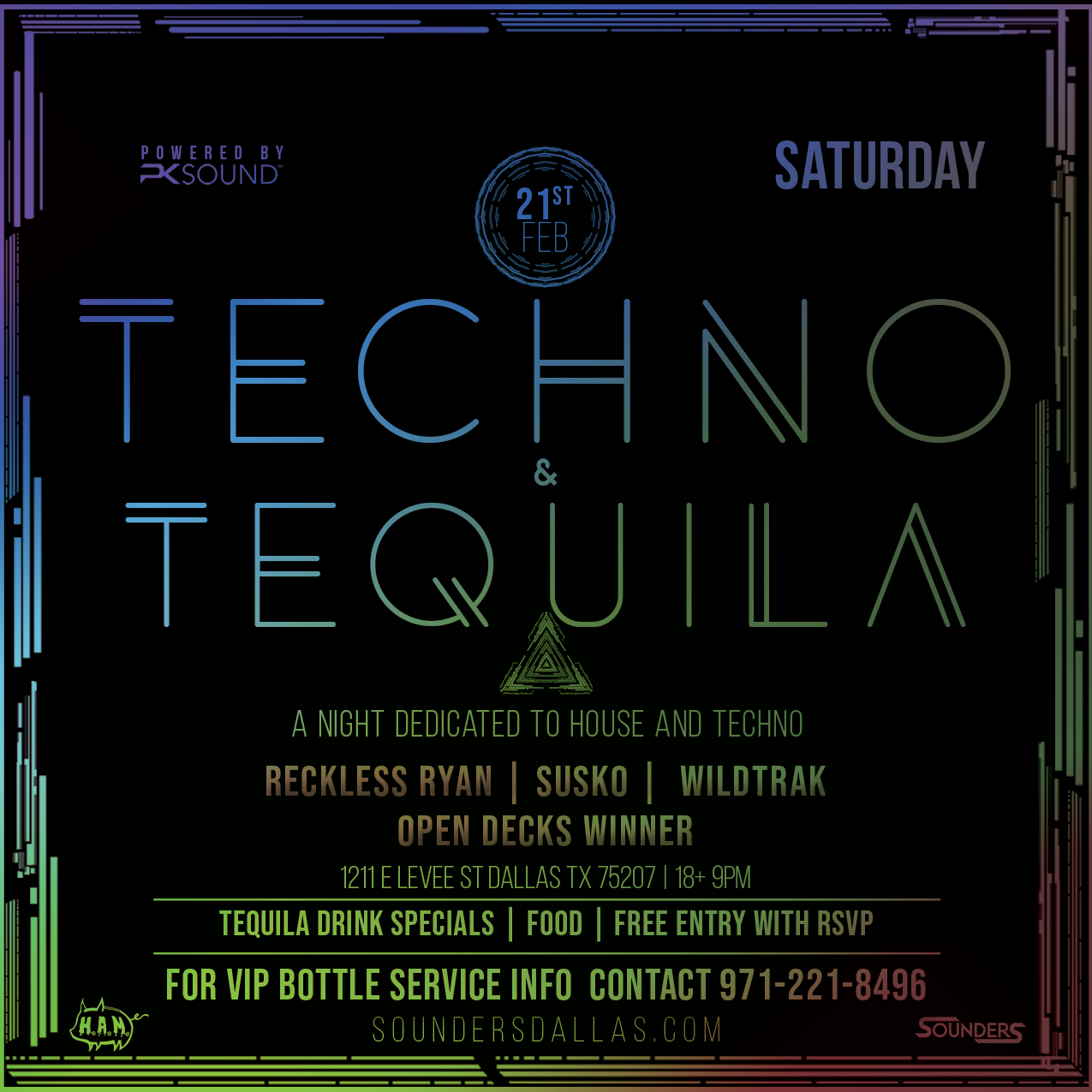Techno & Tequila 2/21 - Dallas, TX