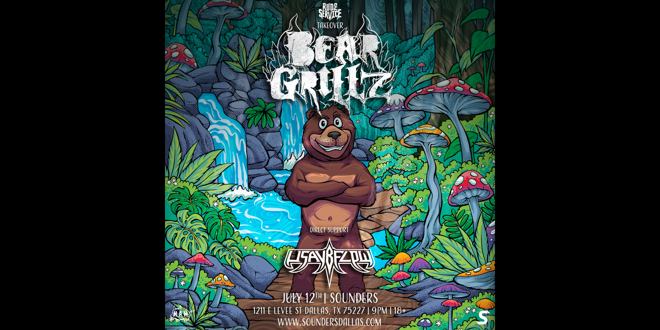 Bear Grillz + Usaybflow July 12th, 2025 @ Sounders Dallas
