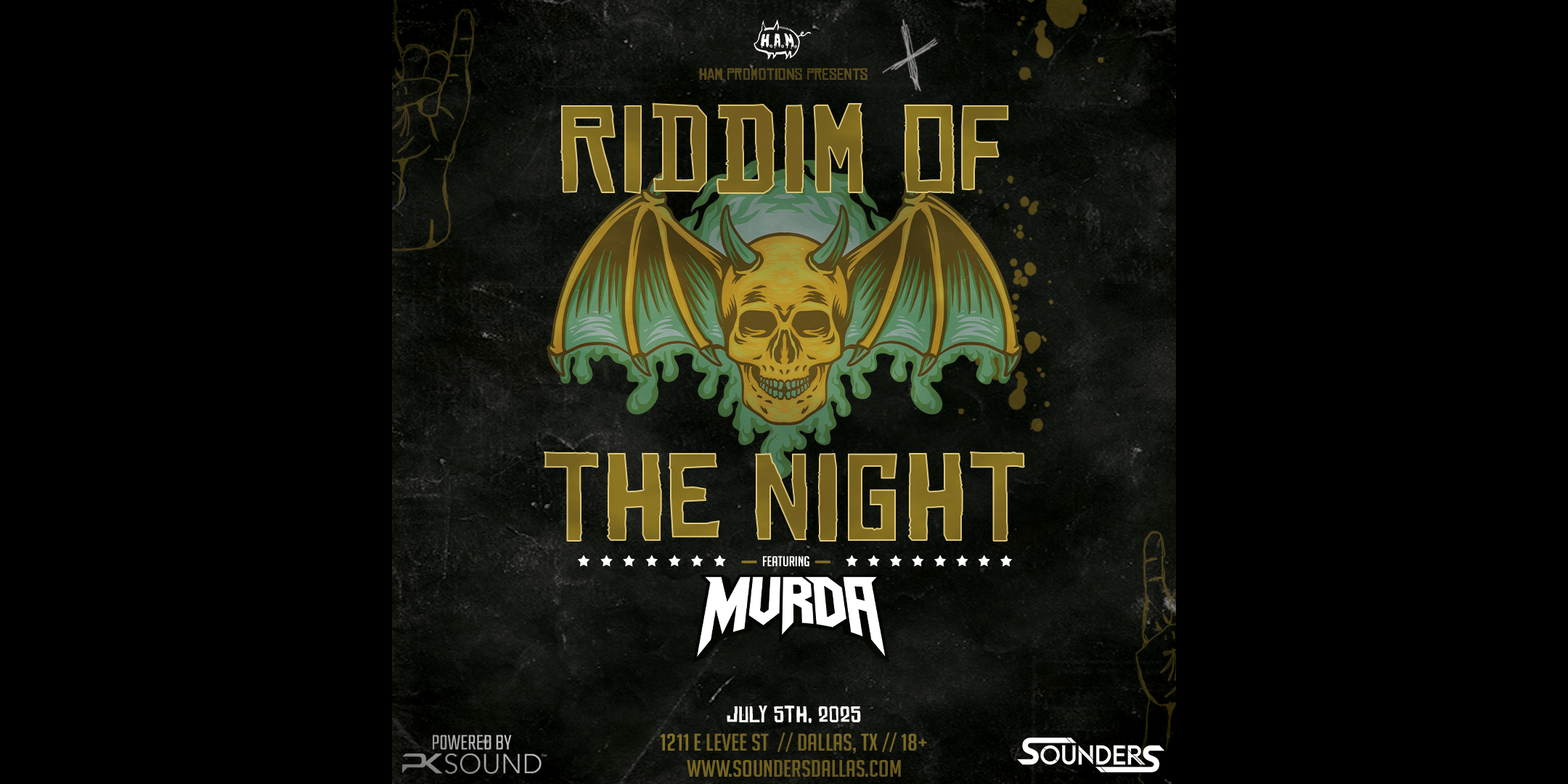 Riddim of the Night Featuring MVRDA @ Sounders Dallas Saturday July 5th, 2025