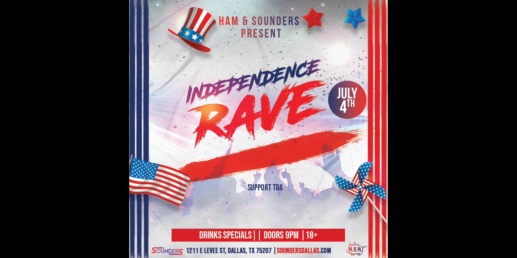 Independence Rave July 4th, 2025 @ Sounders Dallas