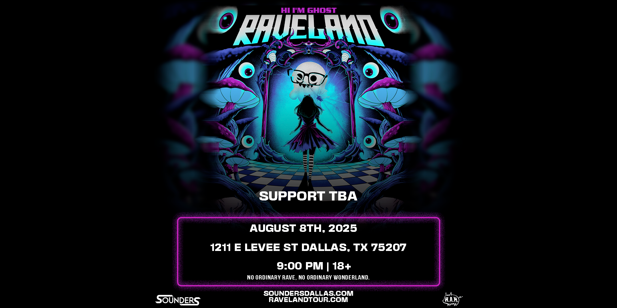 Hi I'm Ghost at Sounders in Dallas Friday August 8th, 2025